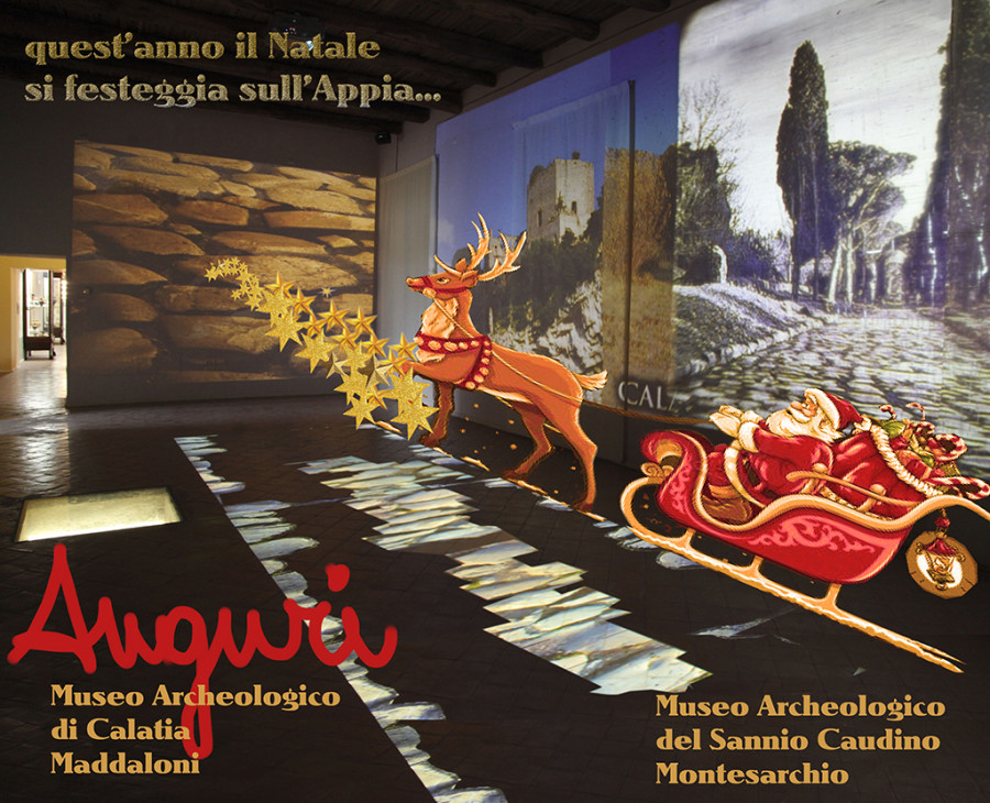Buon Natale Deutsch.Italiano Buon Natale E Felice Anno Nuovo Museo Archeologico Calatia